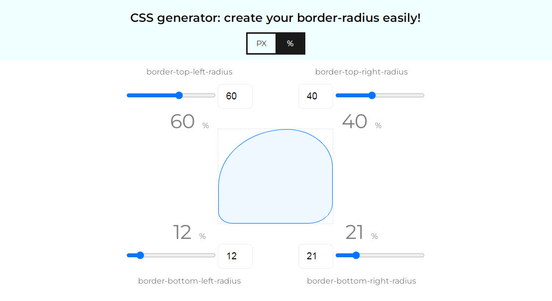 border-radius generator