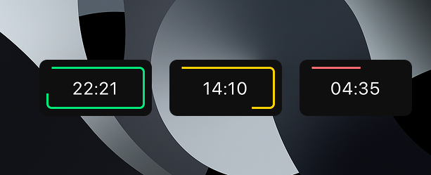 Timer widget for macOS by developerbola