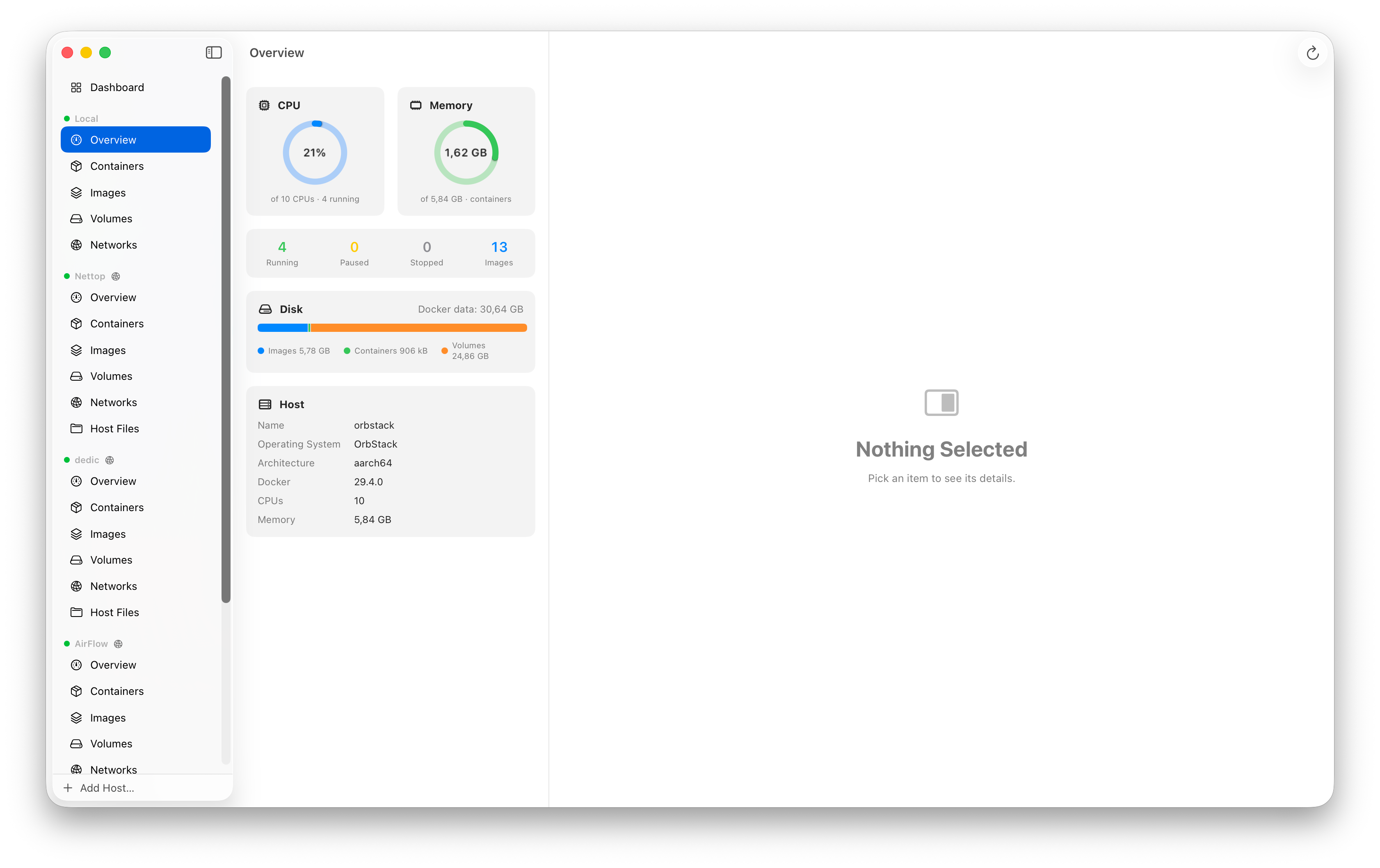 Host overview
