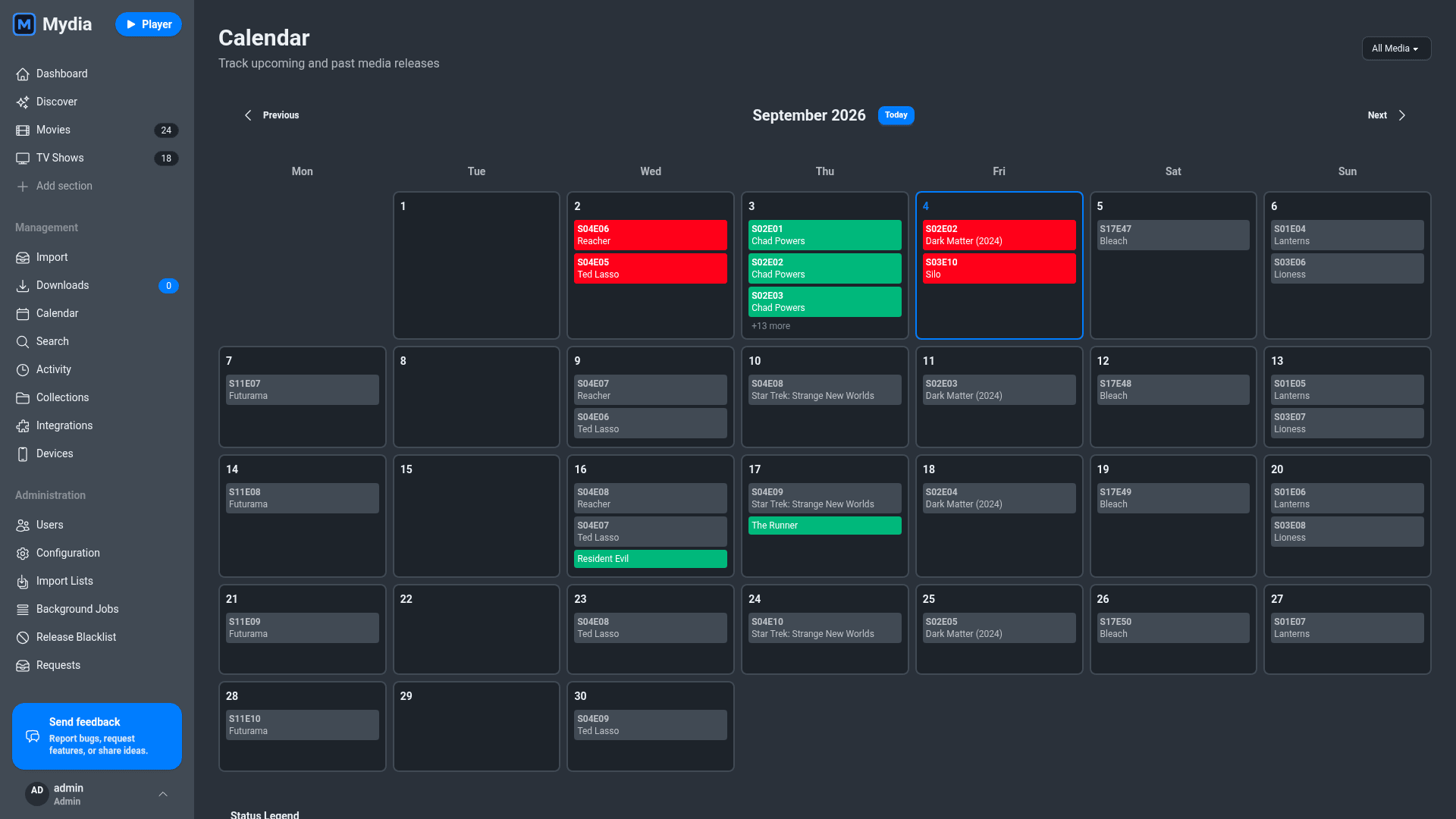 Calendar