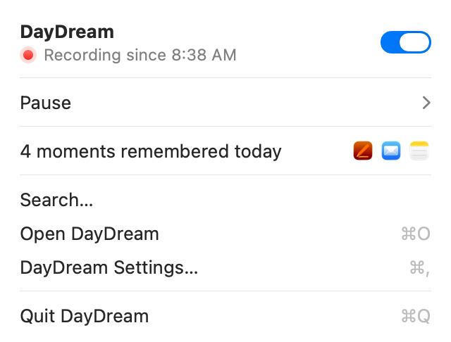 DayDream screenshot 1
