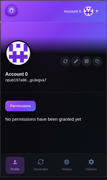 Nostrame - Nostr Signer Extension