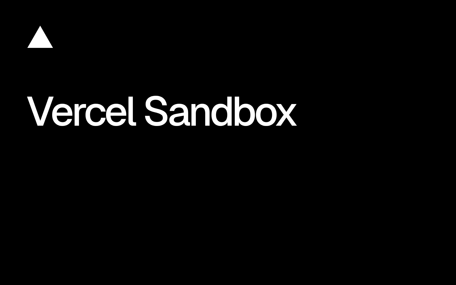 Vercel Sandbox 截图 1