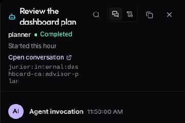 Conversation Child Agent Drawer · Mobile