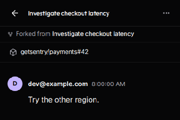 Conversation Fork Links · Mobile