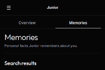 Memories Search · Mobile