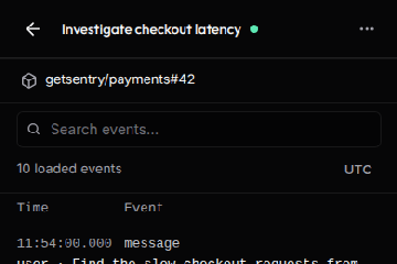 Conversation Event Log · Mobile