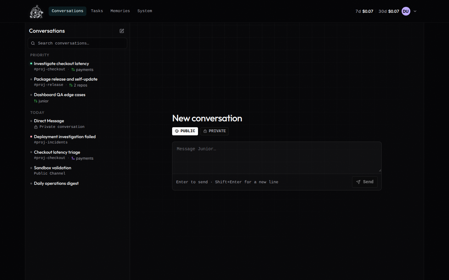 Conversations · desktop