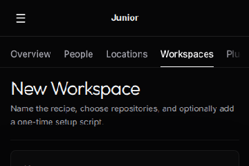 Workspace Create · Mobile