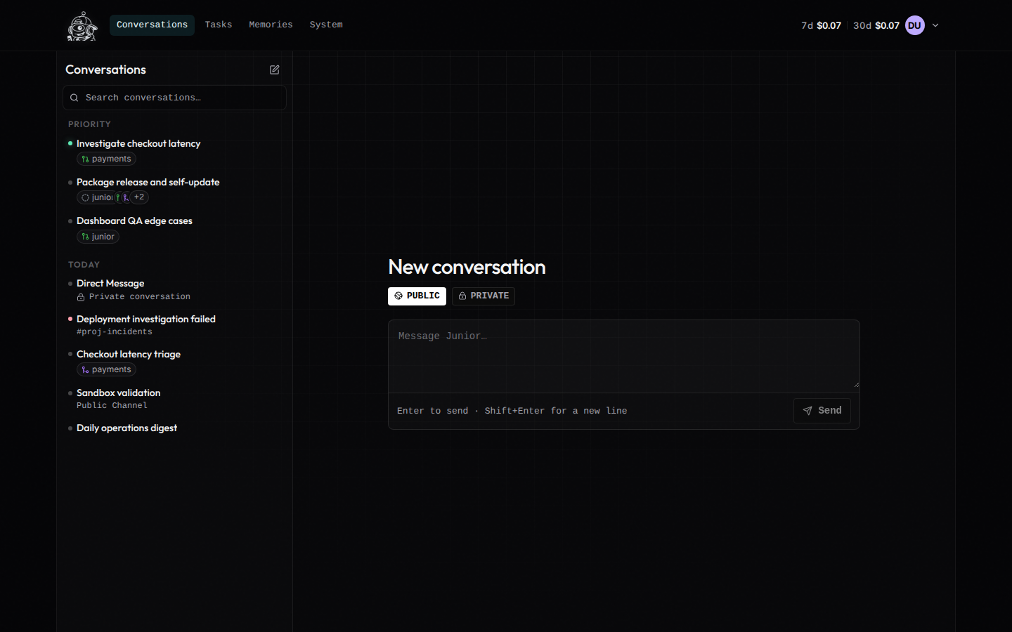 Conversations · desktop