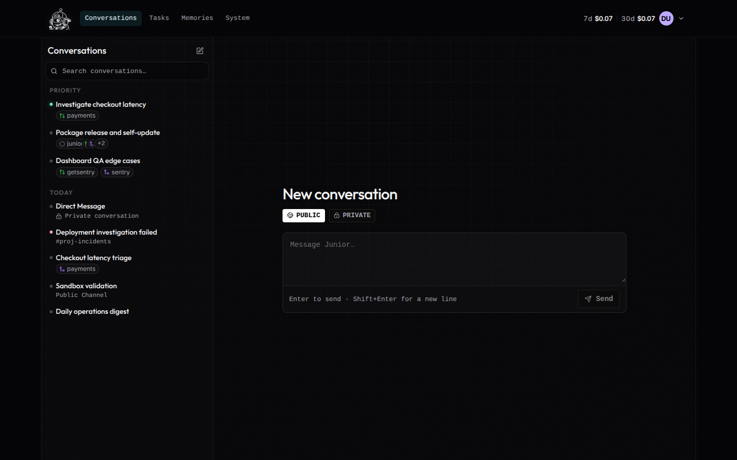 Conversations · desktop
