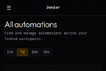 Automations List · Mobile