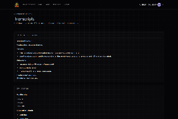 Gallery Transcripts · Desktop