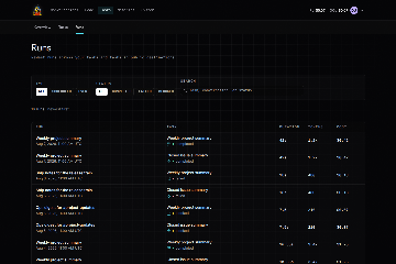 Tasks Runs · Desktop