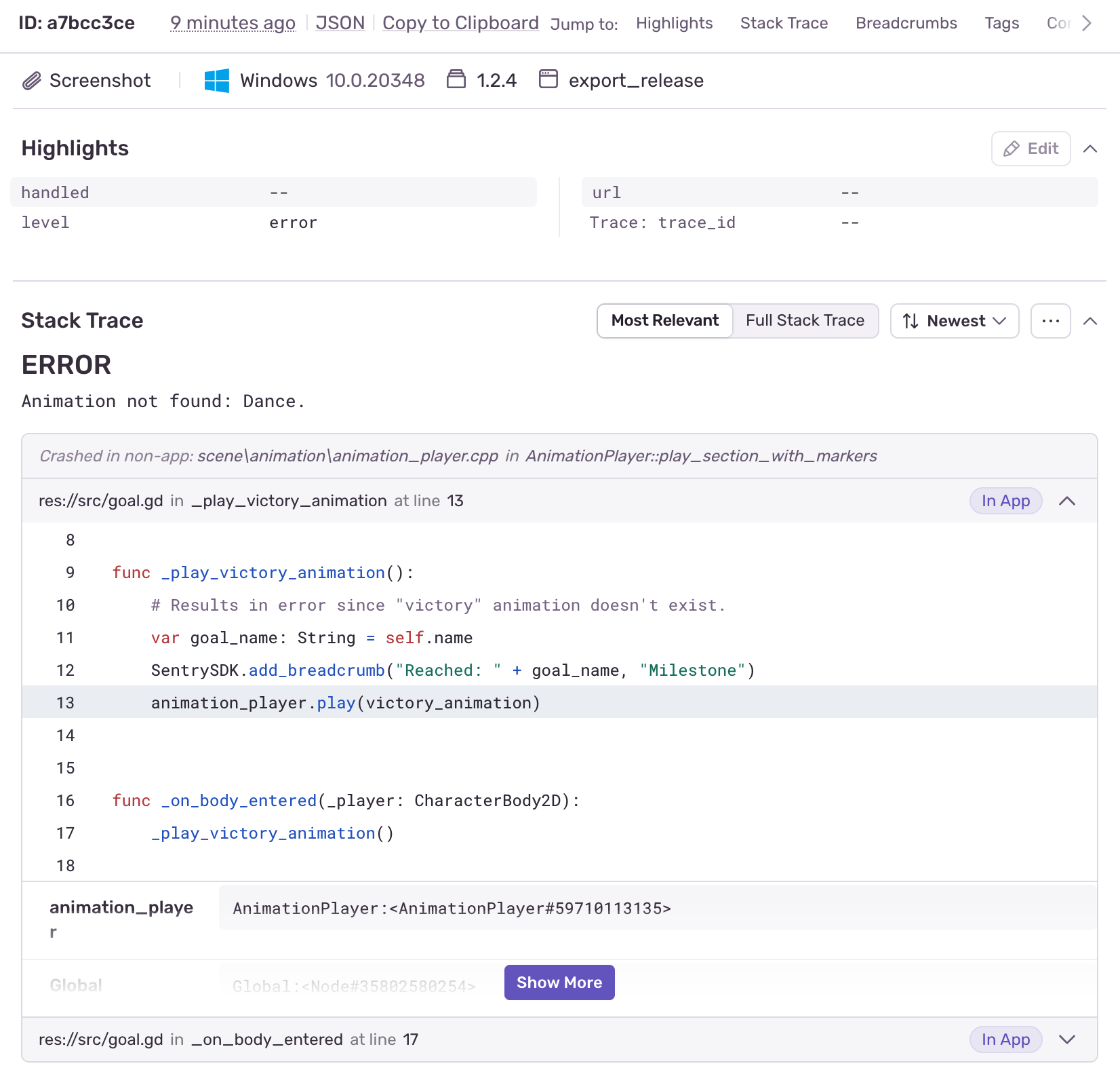 issue-example