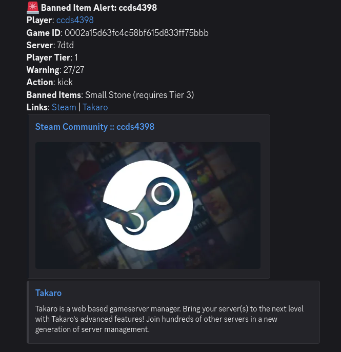 Discord Notification