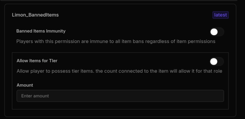 Role Permission Count