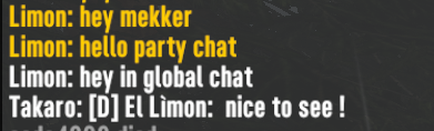 game chat