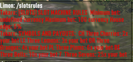 Slots rules