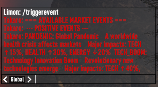 Market Events