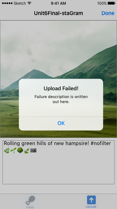 Uploads Failure