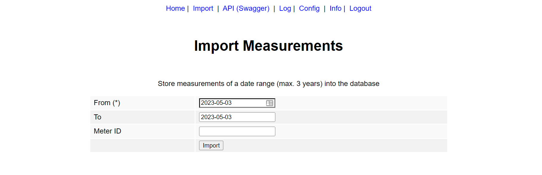 Import