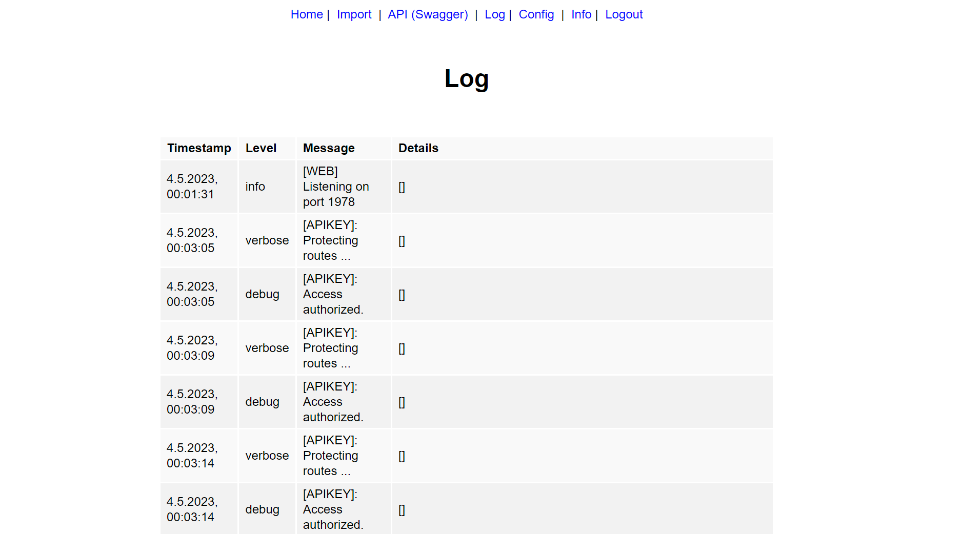 Log