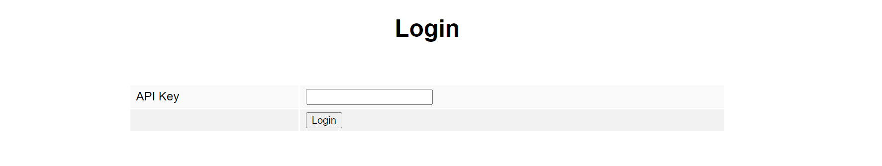Login