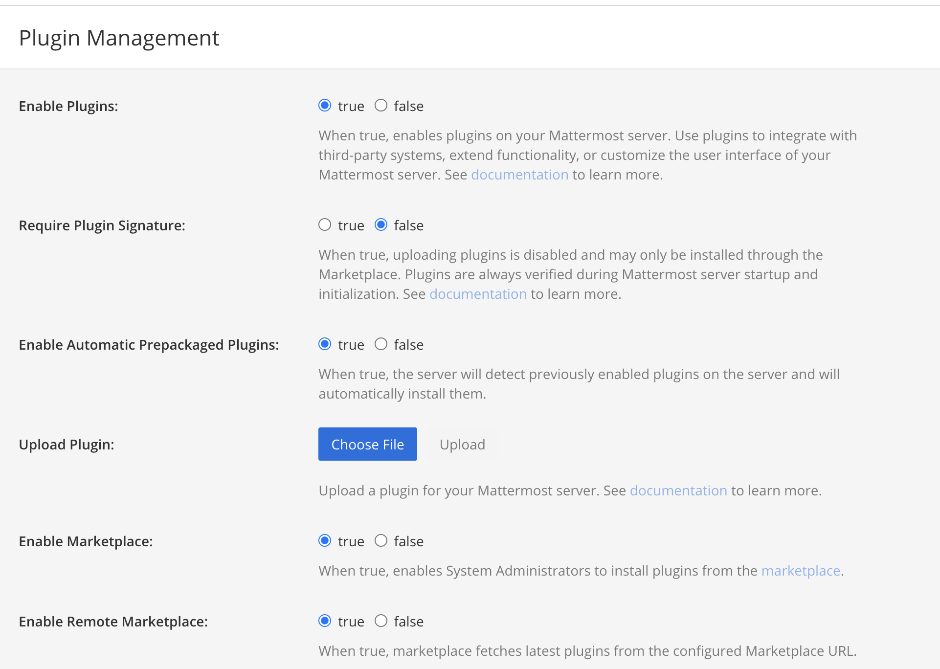 Plugin Management