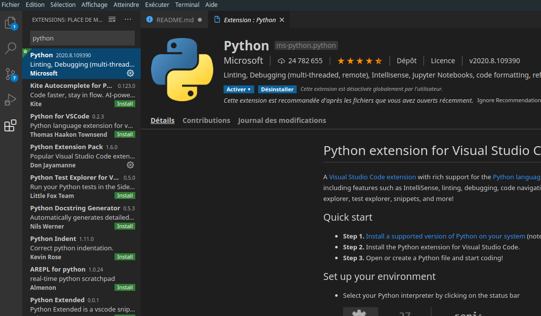 python extension