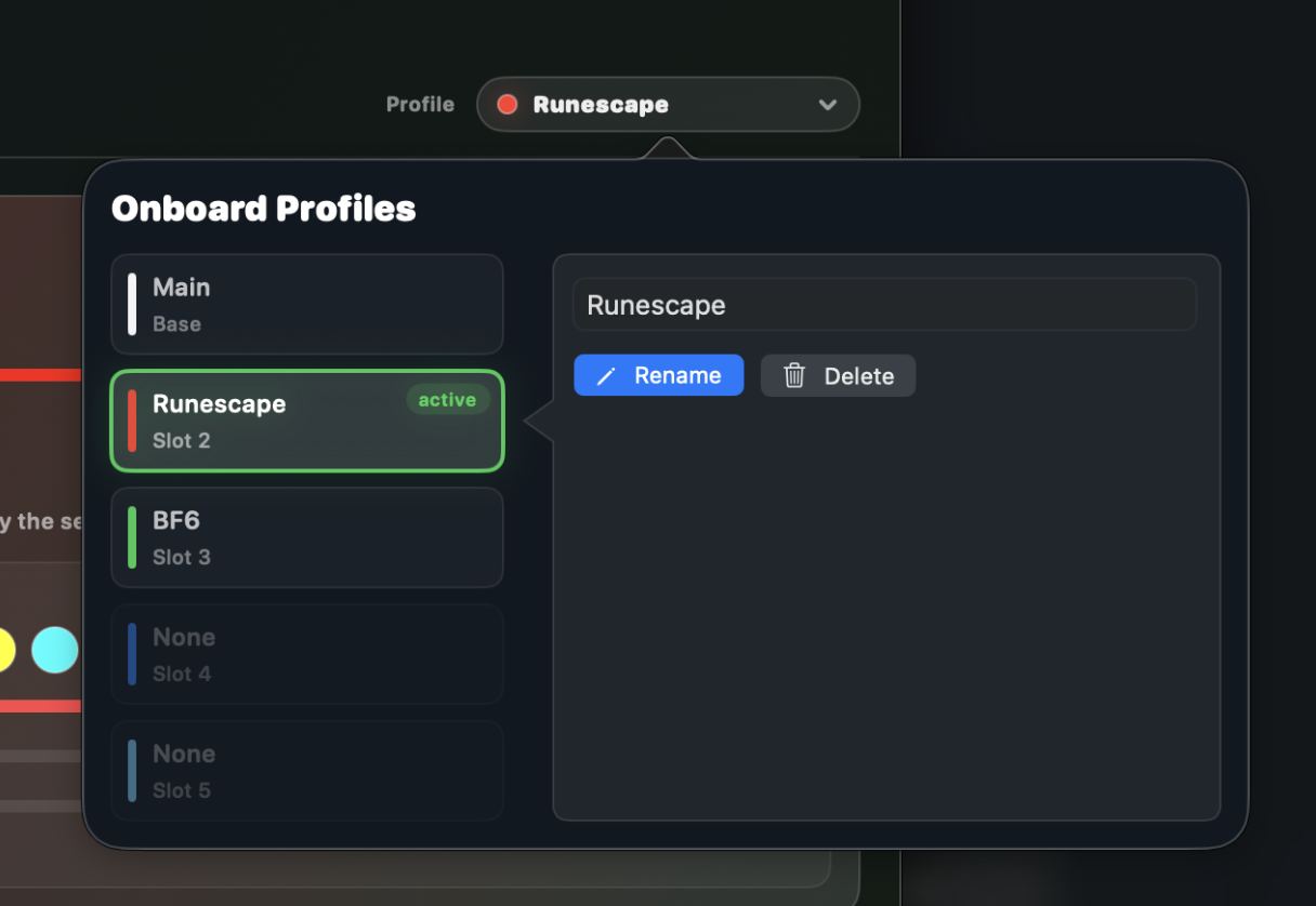OpenSnek screenshot 2