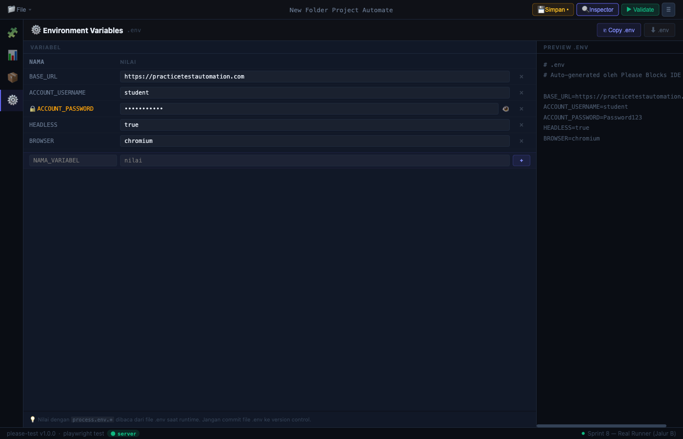 Environment Variables