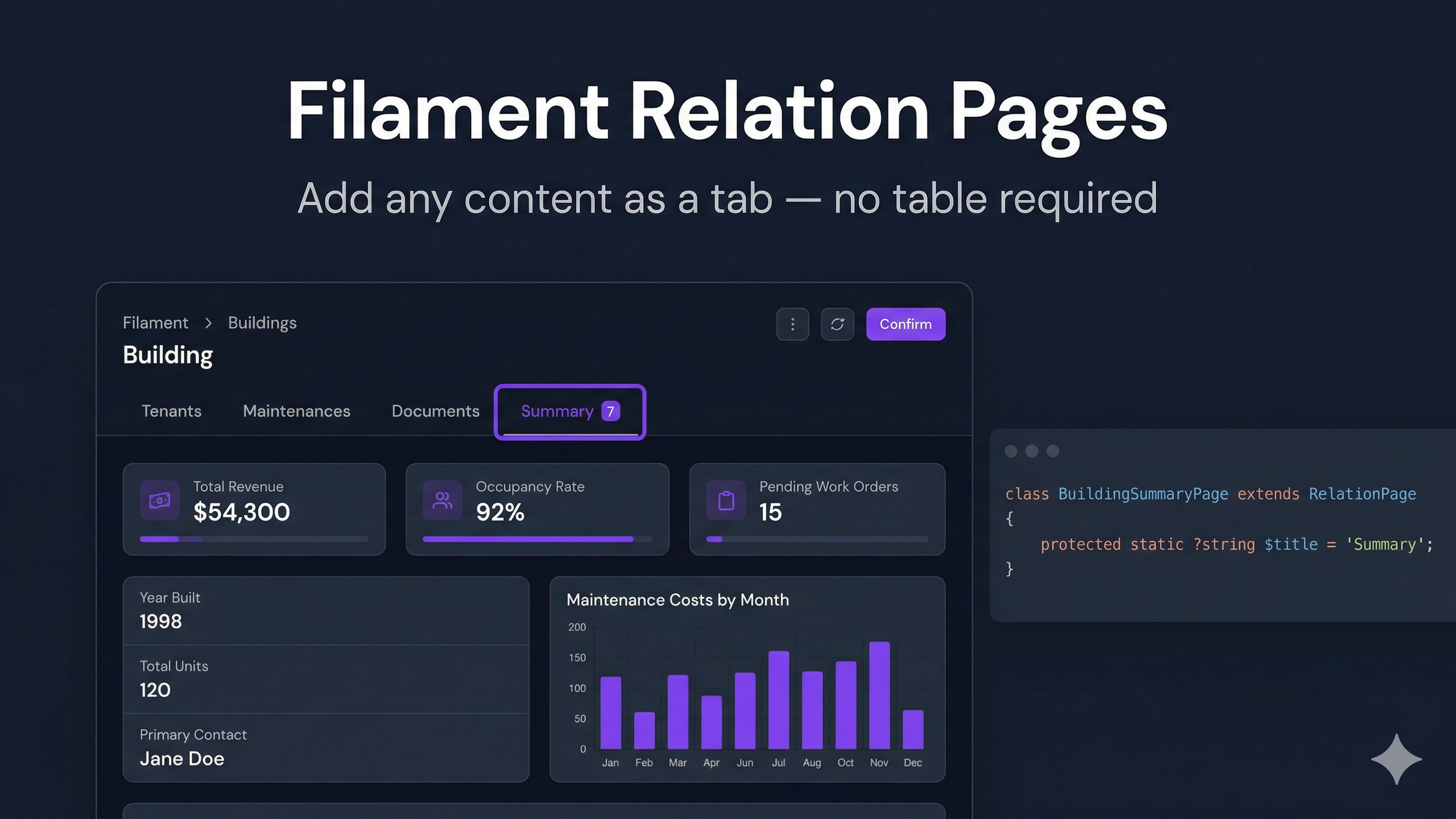 Relation Pages Demo