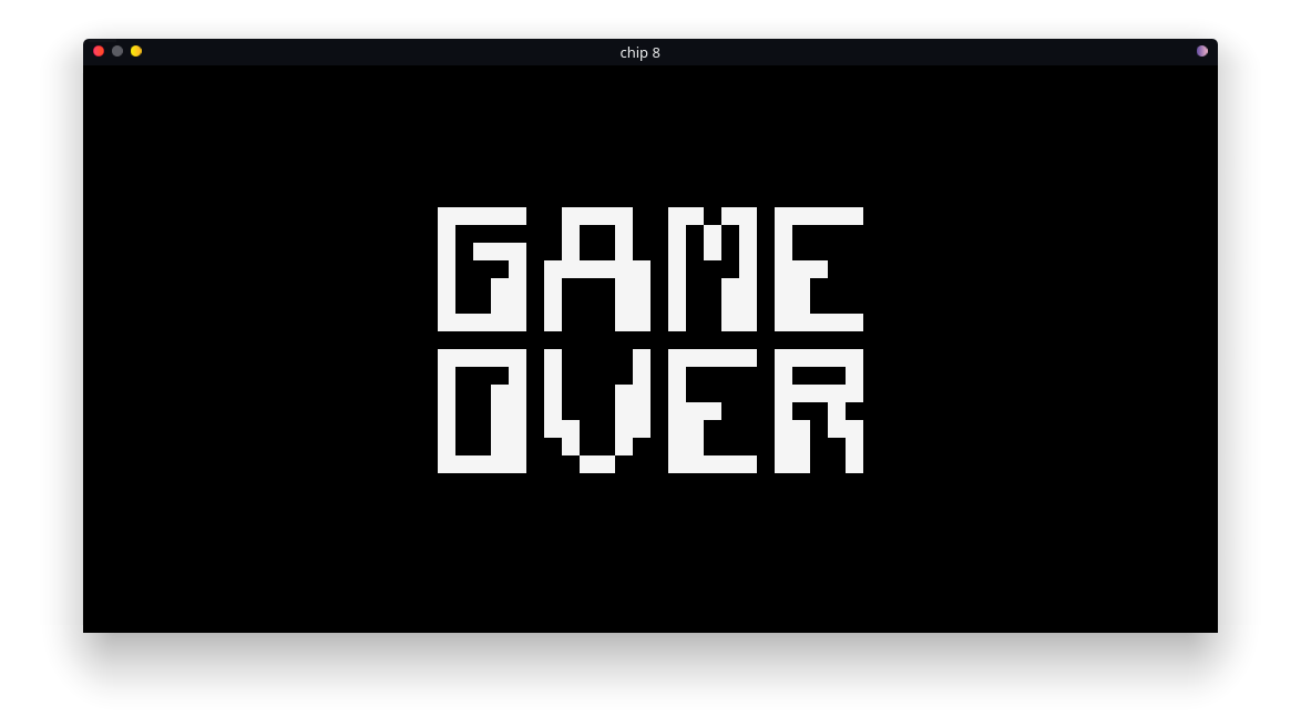 space invaders game over