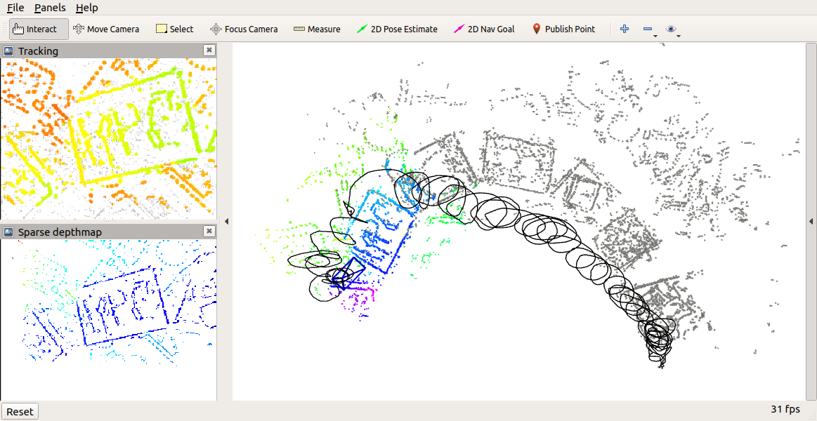 EVO: Event based Visual Odometry