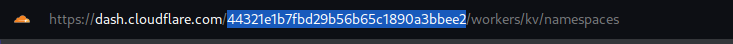 account id in the cloudflare dash url