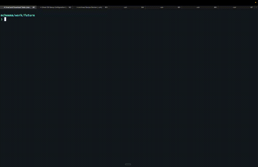Ghost OS Recipes Demo