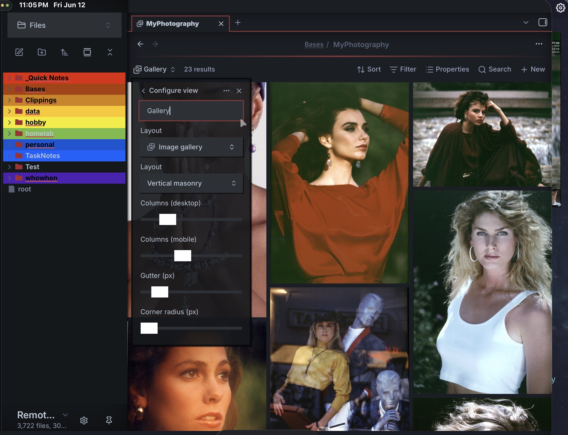 setting dialog