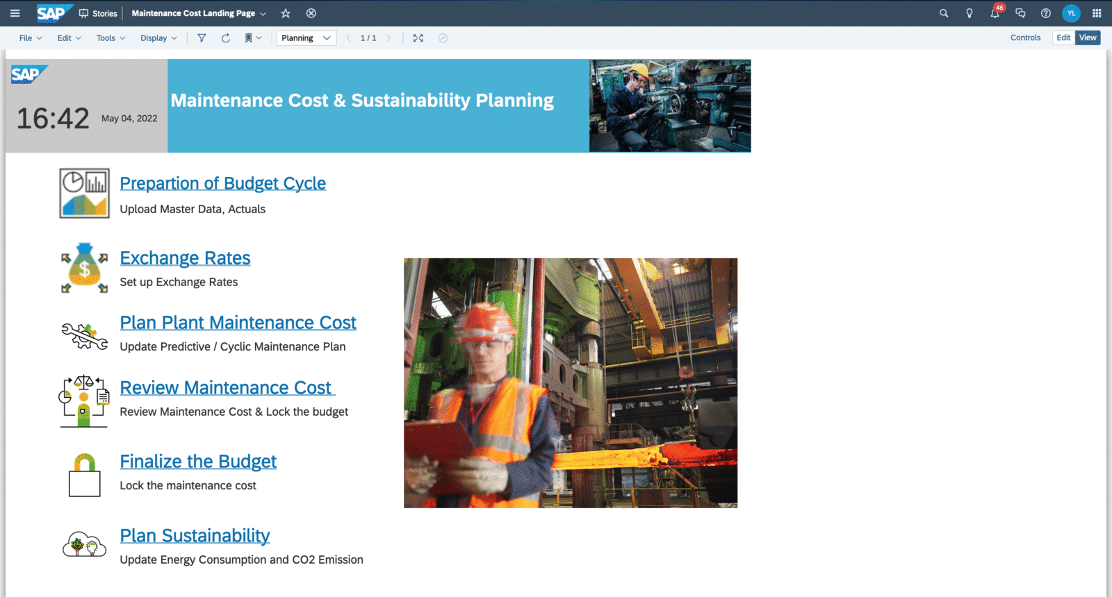 Maintenance Cost & Sustainability Planning