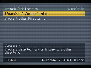 Choose an Installed Artwork Pack