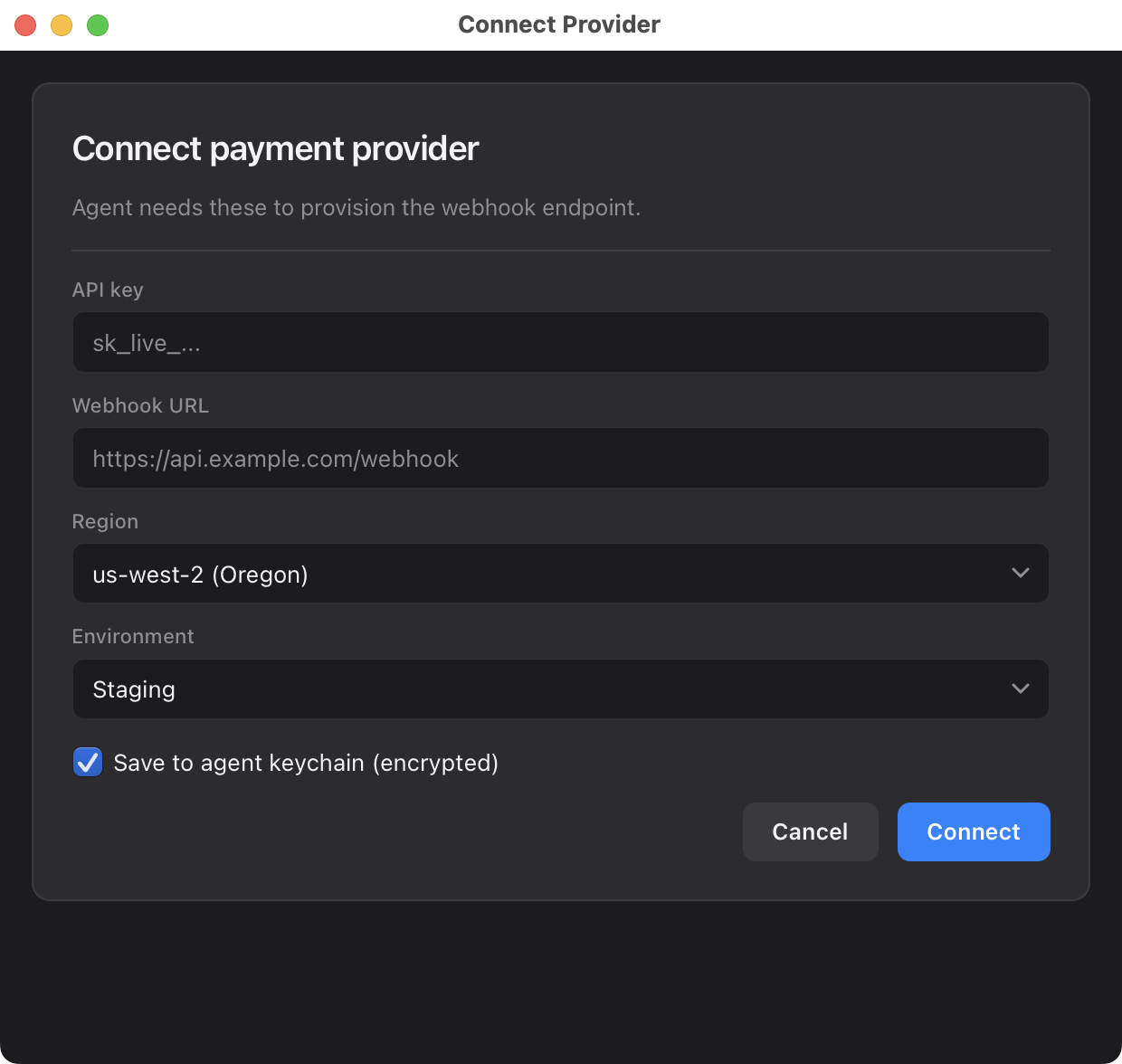 Multi-field config form