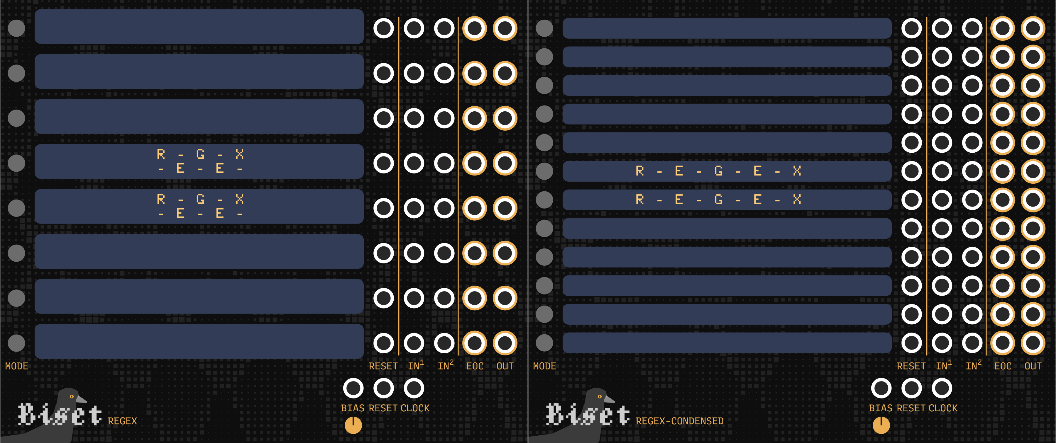 Regex modules