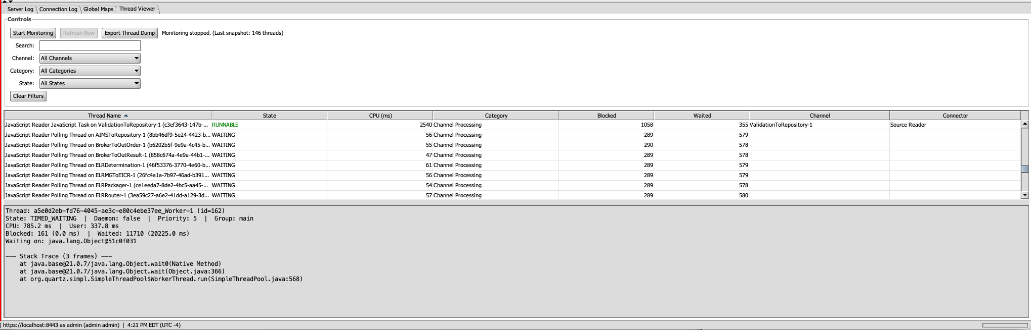 Thread Viewer Plugin