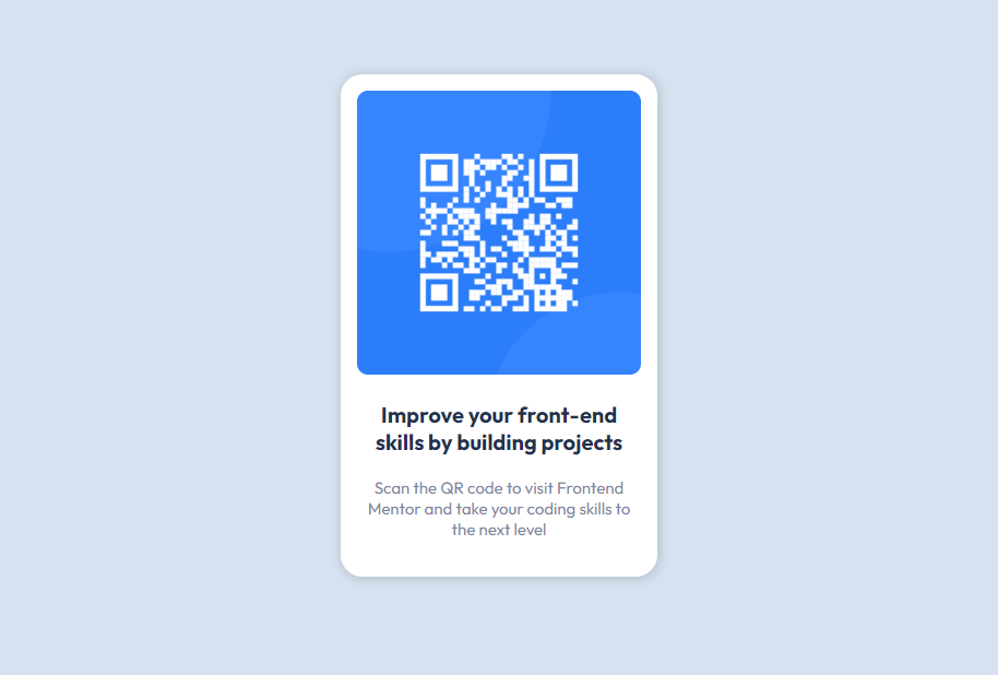 Print projeto QR code - Frontend mentor