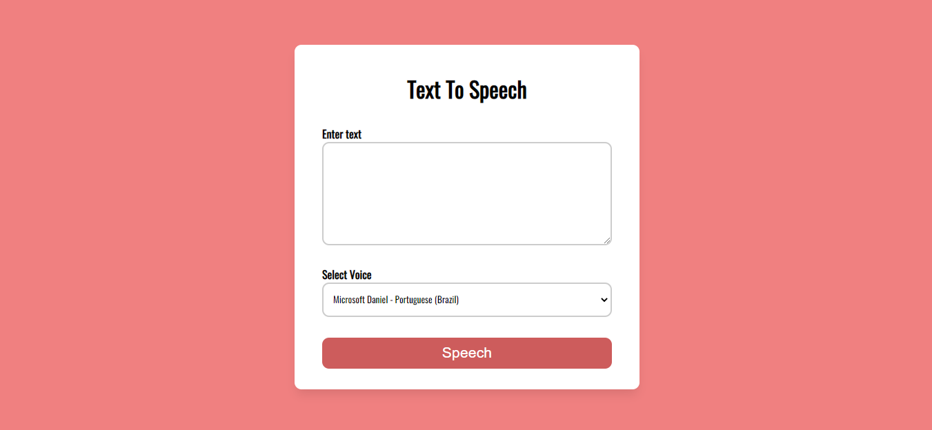 Preview desafio text to speech