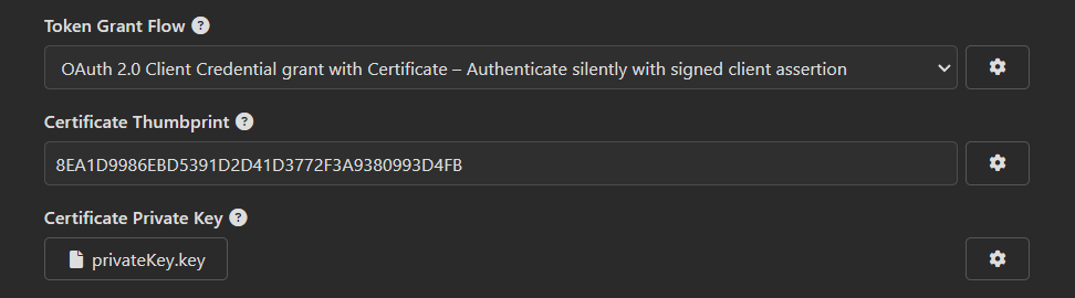 Certificate template tag properties