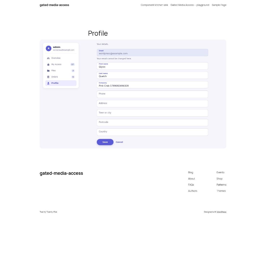 Profile, after