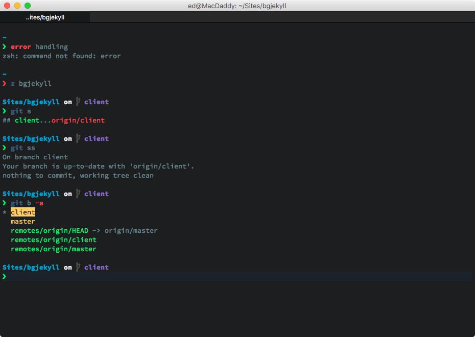 seti_UX - A simple omz-compatible theme with a corresponding iTerm 2 color scheme.