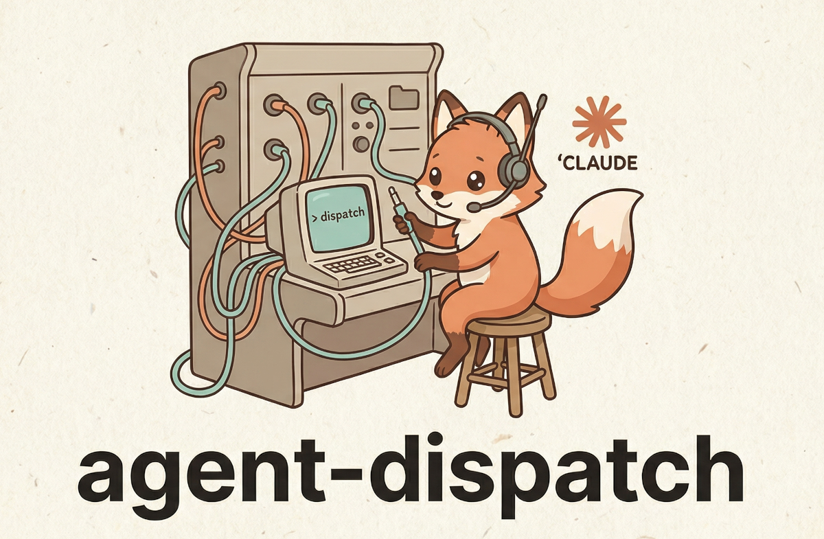 agent-dispatch mascot