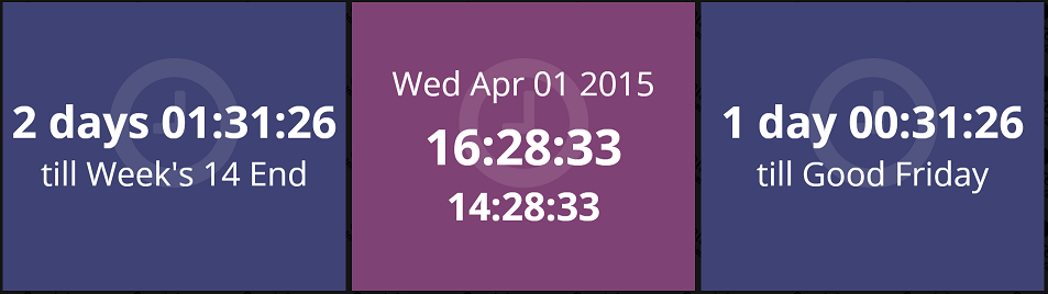 Freeday Countdown widget · GitHub